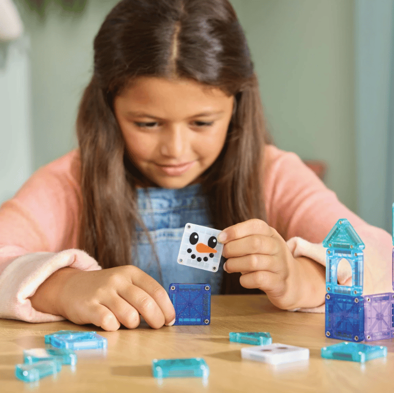 Magna-Tiles microMAGS Winter Wonderland Magnetic Construction Set